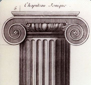 greek capitel top view.